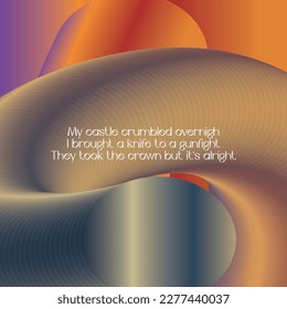 Vivid gradient backgrounds vector set gradients. Taylor Swift lyrics. Vivid color abstract background for app, web design, webpages, banners, greeting cards etc with text