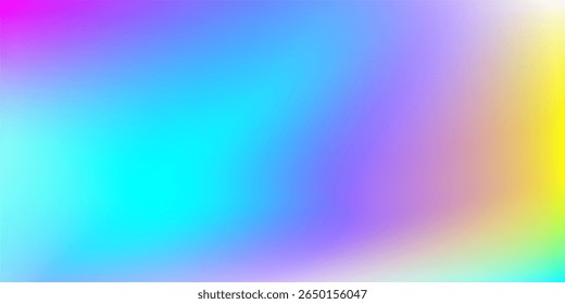 A vivid gradient composition featuring smooth, colorful transitions in pastel hues. Ideal as a seamless background for vibrant designs, digital projects, presentations, or print materials.