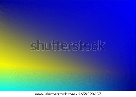 A vivid gradient displaying transitions between blue, yellow, and green tones for creative projects or background use.