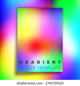 Vivid gradient texture background design for wallpaper, flyer, poster, brochure cover, typography, or other printing products. Vector illustration.