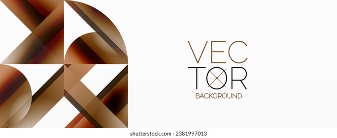 Vivid gradient triangles and circles on white. Mesmerizing fusion of shapes for digital designs, presentations, website banners, social media posts