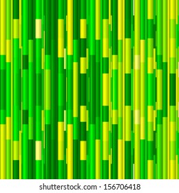 Vivid green bamboo vector abstract seamless pattern