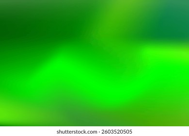 Vivid green gradient abstract with smooth blending creating a vibrant and dynamic visual. Ideal as a background for designs, web.