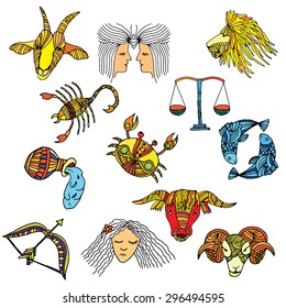 Vivid horoscope illustration