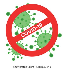 Vivid illustrations about the virus and protection against coronavirus. Suitable for printing on informational posters and messages.
