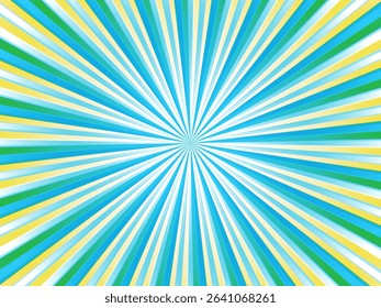 Vivid and intensely spreading concentrated line background_light blue x yellow