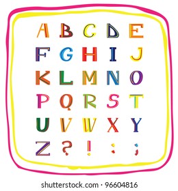 vivid letters drawing