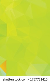Vector verde claro Vivid fondo de cristal de pozo bajo. ilustración de patrón de diseño