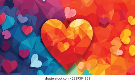 Vivid Love: Bold Colors of Affection