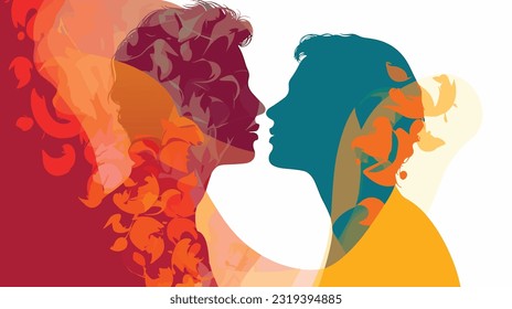 Vivid Love: Bold Colors of Affection