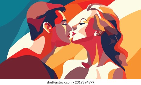 Vivid Love: Bold Colors of Affection