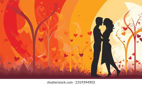 Vivid Love: Bold Colors of Affection