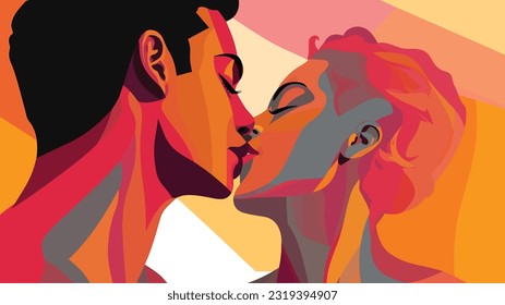 Vivid Love: Bold Colors of Affection