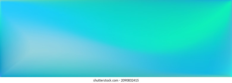 Vivid Natural Wavy Gradient Mesh. Rainbow Vibrant Turquoise Smooth Surface Illustration. Blue Indigo Wavy Gradient Mesh. Multicolor Colorful Modern Design Backdrop. Color Blurred Background.