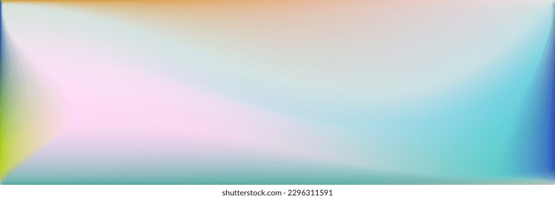 Vivid Natural Wavy Gradient Mesh. Multicolor Blank Colorful Smooth Surface Illustration. Bright Rainbow Horizontal Lines Backdrop. Vibrant Office Background. Color Water Dark Wavy Gradient Mesh.