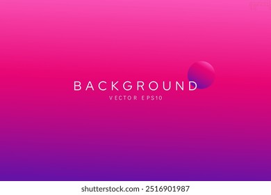 Vivid neon pink color with purple gradient background vector design