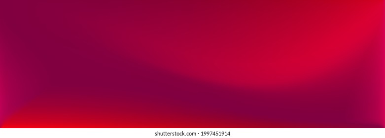Vivid Neon Wavy Gradient Mesh. Dark Blank Smooth Surface Backdrop. Blank Vivid Color Smooth Surface Illustration. Rose Red Vibrant Wavy Gradient Mesh. Neon Blood Bright Office Background.
