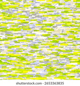 Design de fundo criativo de vetor de textura de ruído vívido. Padrão caótico sem emenda do fluxo de pixel do sinal de código. Impressão de estrutura dinâmica de efeito de falha. Histórico de corrupção de informações.
