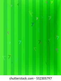 vivid notice beside backdrop, repeat above opposed Number 7 vector background