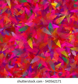 Vivid passionate seamless pattern with abstract geometrical flower leaves.