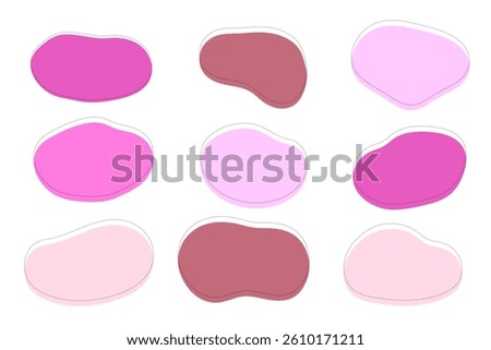 Vivid pink loosely shaped frameset for women