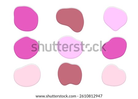 Vivid pink loosely shaped frameset for women
