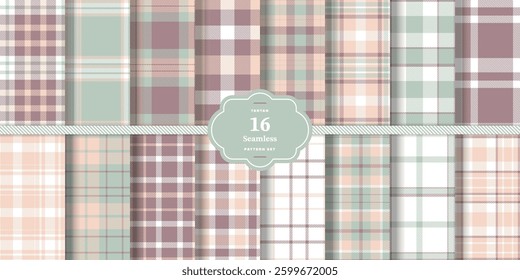 Vivid Poppy Seamless Tartan with Warm Honey accents Textile Design