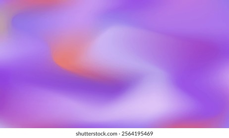 Vivid Purple Gradient Background with Orange Accents, Abstract Modern Design