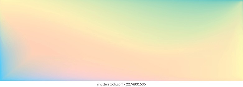 Ilustración Vivid Rainbow Indigo Smooth Surface. Fondo Original Del Mar. Fondo de diseño moderno Océano Multicolor. Malla de degradado ondulado de agua turquesa. Malla de degradado ondulada oscura y colorida.