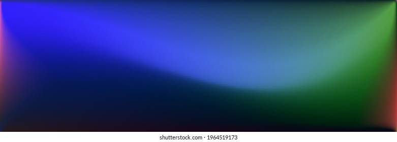 Vivid Rainbow Sea Smooth Surface Illustration. Vibrant  Neon Trendy Background. Dark Colorful Wavy Gradient Mesh. Color Ocean Wavy Gradient Mesh. Blank Multicolor Smooth Surface Backdrop.