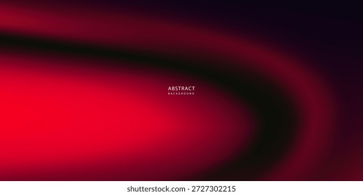 Vivid Red Abstract Background With Smooth Swirls And Dark Gradient