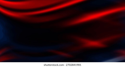 Ondas abstratas vermelhas e azuis vivas criam um fundo dinâmico moderno para projetos de design