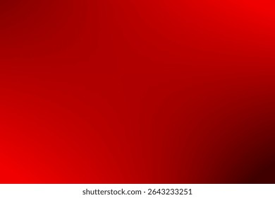 Vivid Red Gradient Abstract Background With Smooth Darkening