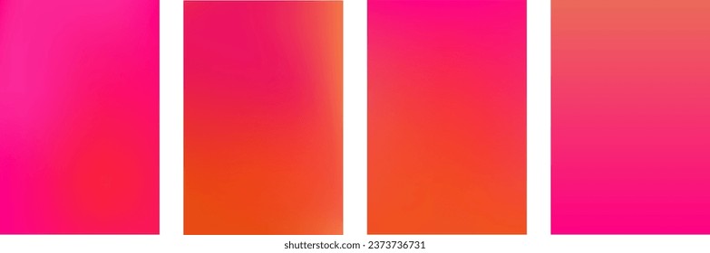 Lebhafter roter NeonFarbverlauf-Hintergrund.Dunkelrosa-blauer Wellengang.Modisch lebendige Farbe.Farbige Illustration im abstrakten Stil.