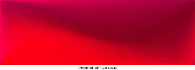 Ilustración Vivid Red Neon Smooth Surface. Un fondo de moda oscuro y vibrante. Luminoso fondo de líneas horizontales neón. Malla de degradado ondulada rosa ondulada. Malla de gradiente ondulada de rosa de la sangre de color.