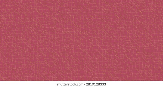 A vivid reddish purple background featuring a bright yellow wireframe of irregular triangles. This high-energy geometric pattern is perfect for bold designs and creative digital layouts.