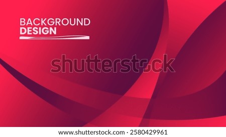 Vivid red-toned abstract background dynamic wavy shapes, ideal for modern graphics and creative presentations. visually appealing, perfect for design projects. bold color and flowing forms.