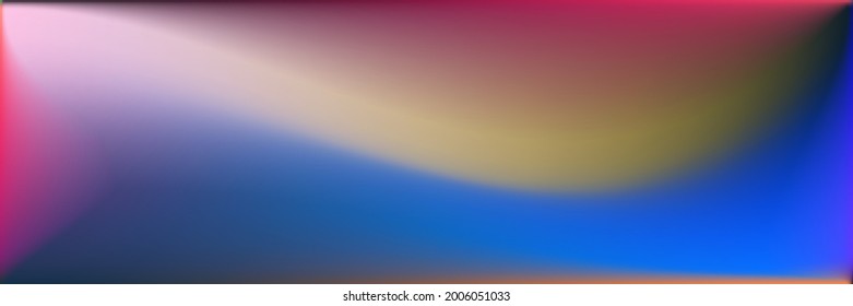 Un fondo de superficie suave y vivo en el mar. Agua Natural Multicolor Borrosa Ilustración De Textura. Malla de degradado ondulada y ondulada. Malla de degradado ondulada del arcoiris oscuro. Fondo Original Neon Blank.