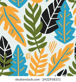 Vivid Seamless Classic Isolated Watercolor Texture. Green Repetitive Creative Simple Illustration, Seamless Print. Light Continuous Color Graphic Quill Vector. 