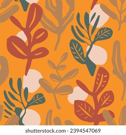 Vivid nahtlose, zeitgenössische grafische Oberfläche Print. violette, mehrfarbige Doodle-Frühlingsstoffe, Nahtloser Hintergrund. Pastellfarbene Nahtlose Sommerblütenmuster. 