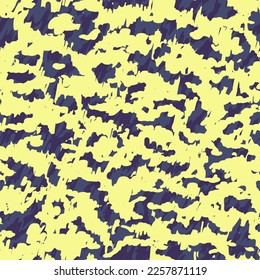 Vivid  Seamless Pattern. Camouflage Military Orange Seamless Retro Graphic Pattern. Vibrant Repeated Exotic Vector Illustration. Multicolor Repeated Camo Vector Shapes.
