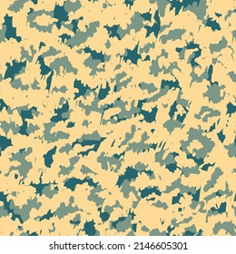 Lebhaftes Nahtloses Muster. rosafarbene mehrfarbige Grafiken. Violet Nahtlose digitale Grafikdrucke. Gesättigter Sommer-Vektorhintergrund ohne Nahaufnahme. Camouflage Forest