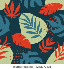Vivid Seamless Summer Beautiful Fabrics Backdrop. Bright Repetitive Color Bloom Textile, Seamless Vector. Colorful Endless Nature Modern Watercolor Background. 