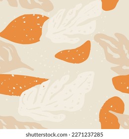Vivid Seamless Summer Foliage Fabrics Background. Hippie Seamless Nature Fresh Artwork, Seamless Art. Gradient Endless Elegant Tree Style Design. 