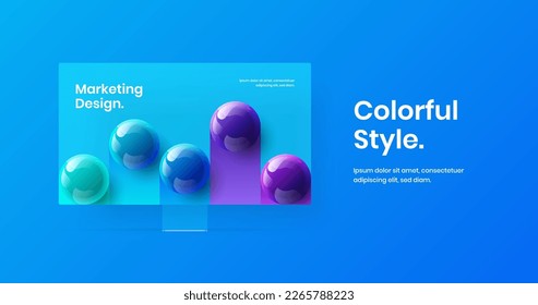 Vivid site screen vector design layout. Original display mockup web banner concept.