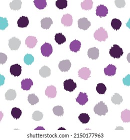 Vivid spotted pattern on white background.