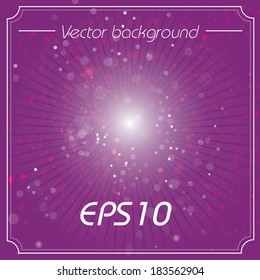 Vivid starry background (fractal render). Vector illustration