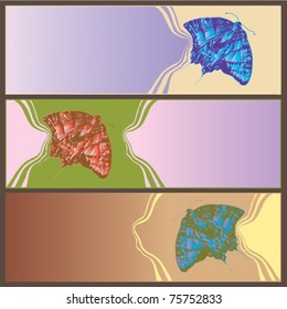 vivid swallowtail banners