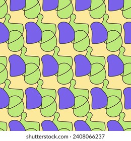 Espectáculo de impresión en segundo plano de tela de tejido vivo y sin soldadura. Cute Brillante Funny Kawaii Diseño De Decoración De Papel De Envoltura Sin Precas. Tejido textil sin inconveniente infantil feliz cumpleaños decoración 
