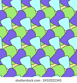 Vivid Textile Fabric Seamless Pattern Background Print Swatch. Cute Bright Funny Kawaii Seamless Wrapping Paper Print Swatch Decoration Design. Seamless Textile Fabric Kid Happy Birthday Party Decor 